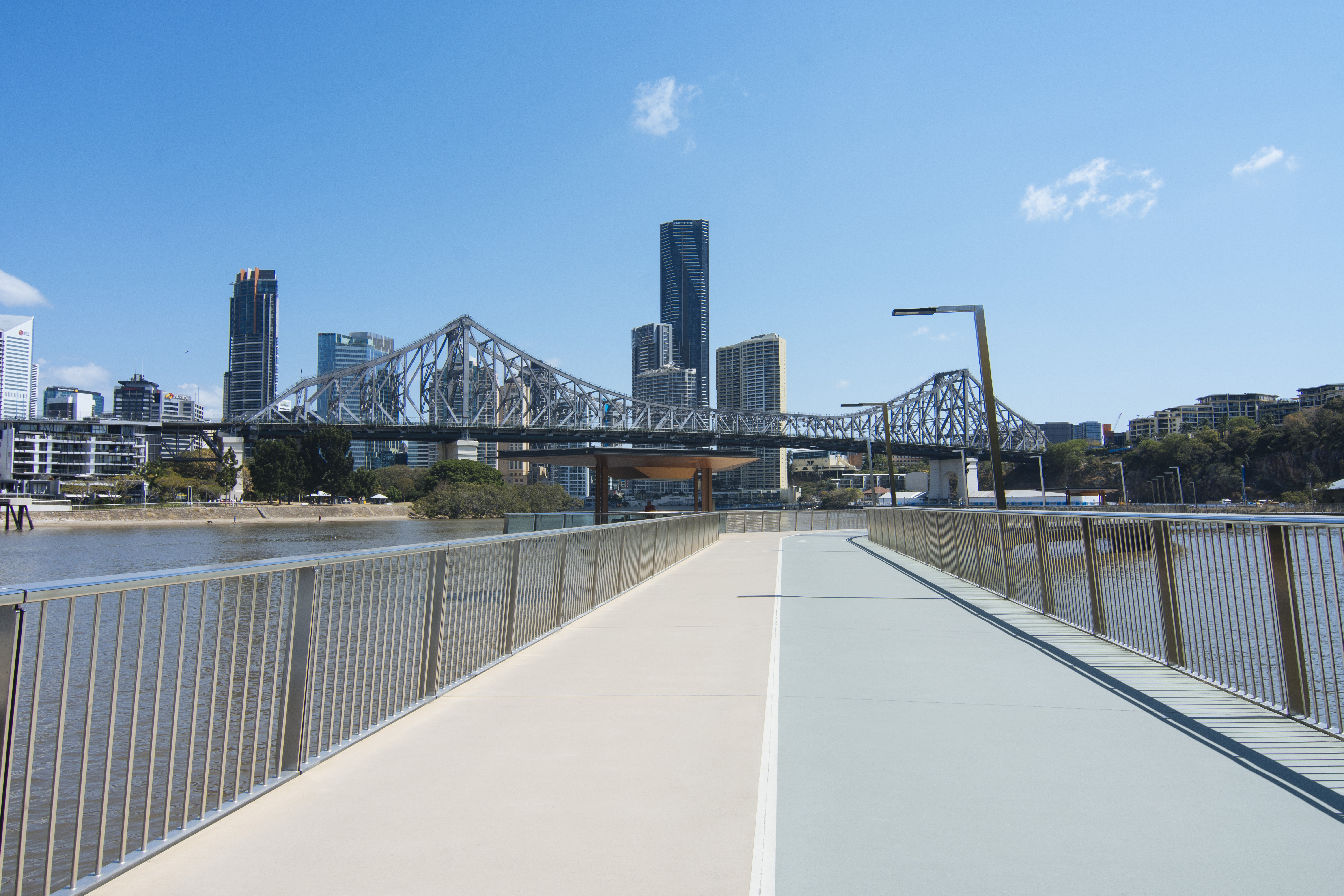 Concrete footpath in Brisbane